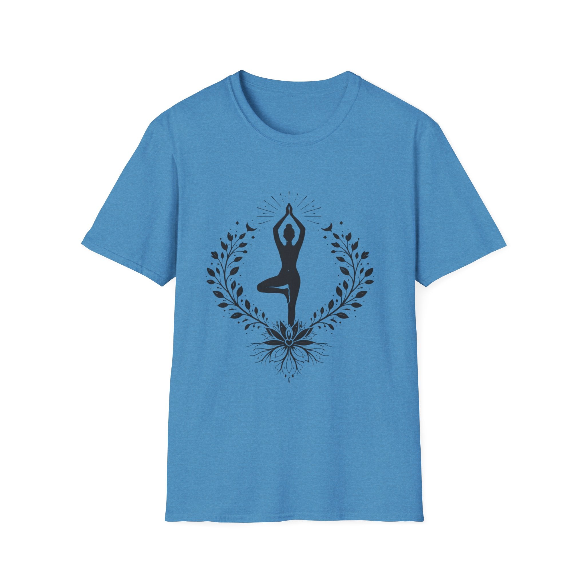 Yoga Pose Sillhuoette - T-Shirt