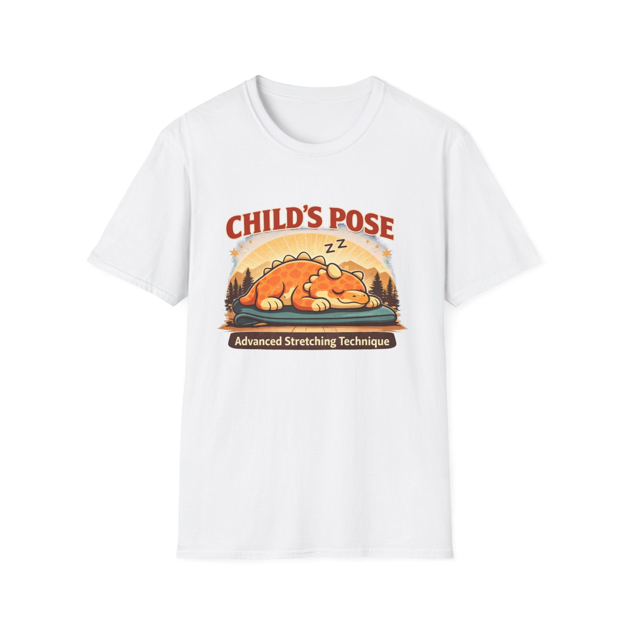 Dinosaur Childs Pose - T-Shirt