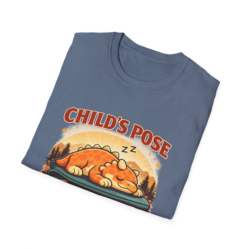 Dinosaur Childs Pose - T-Shirt