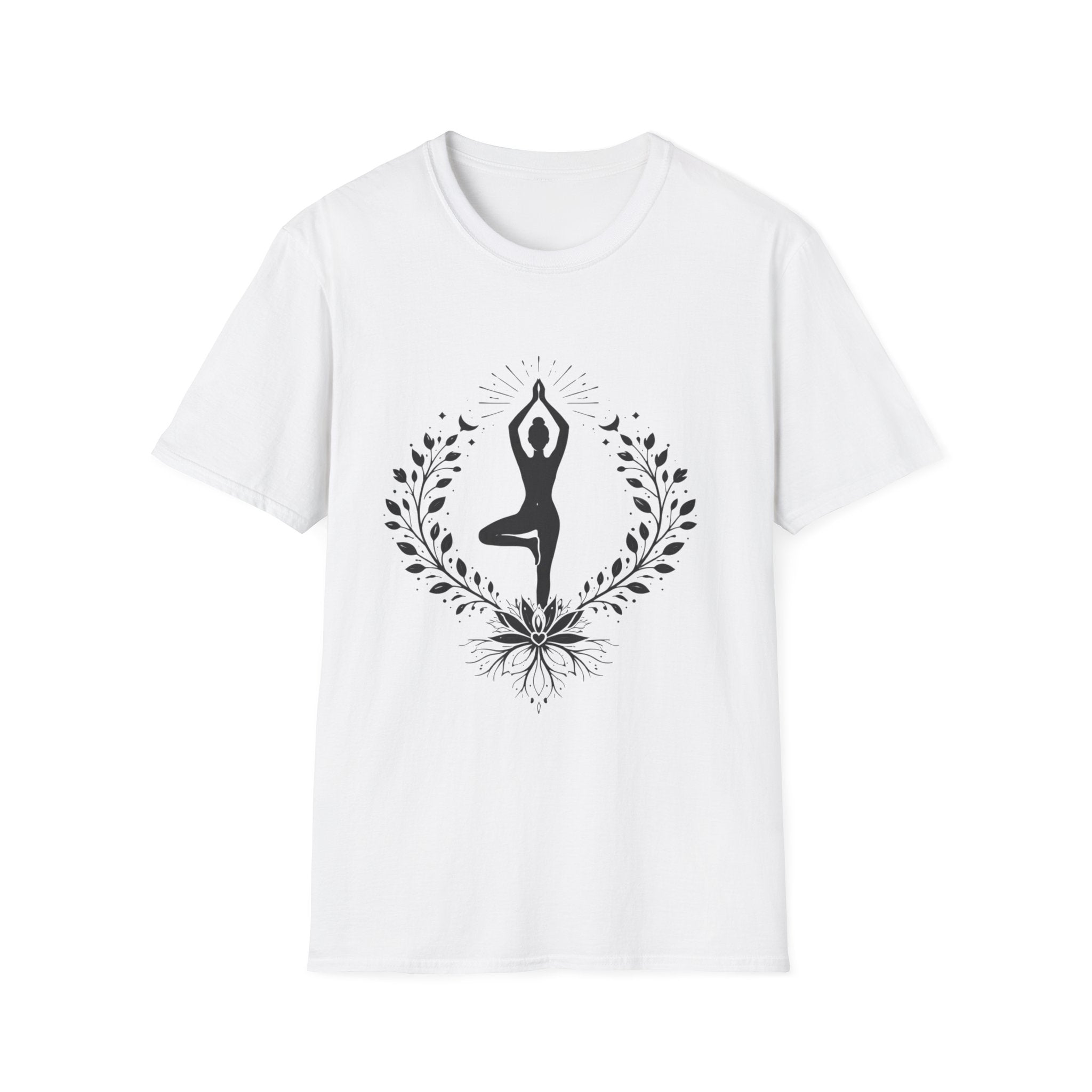 Yoga Pose Sillhuoette - T-Shirt