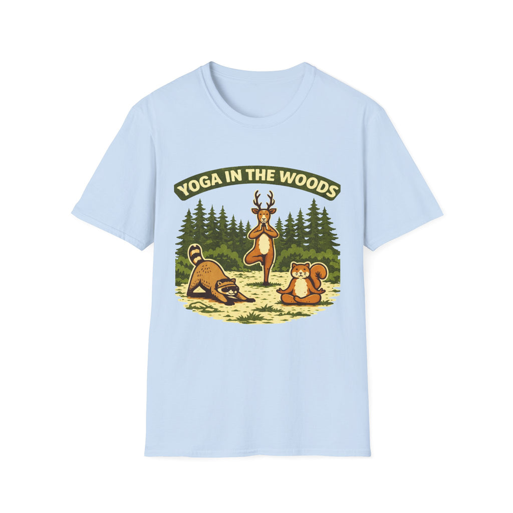 Yoga In The Woods - T-Shirt