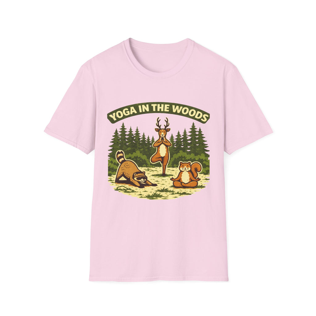 Yoga In The Woods - T-Shirt
