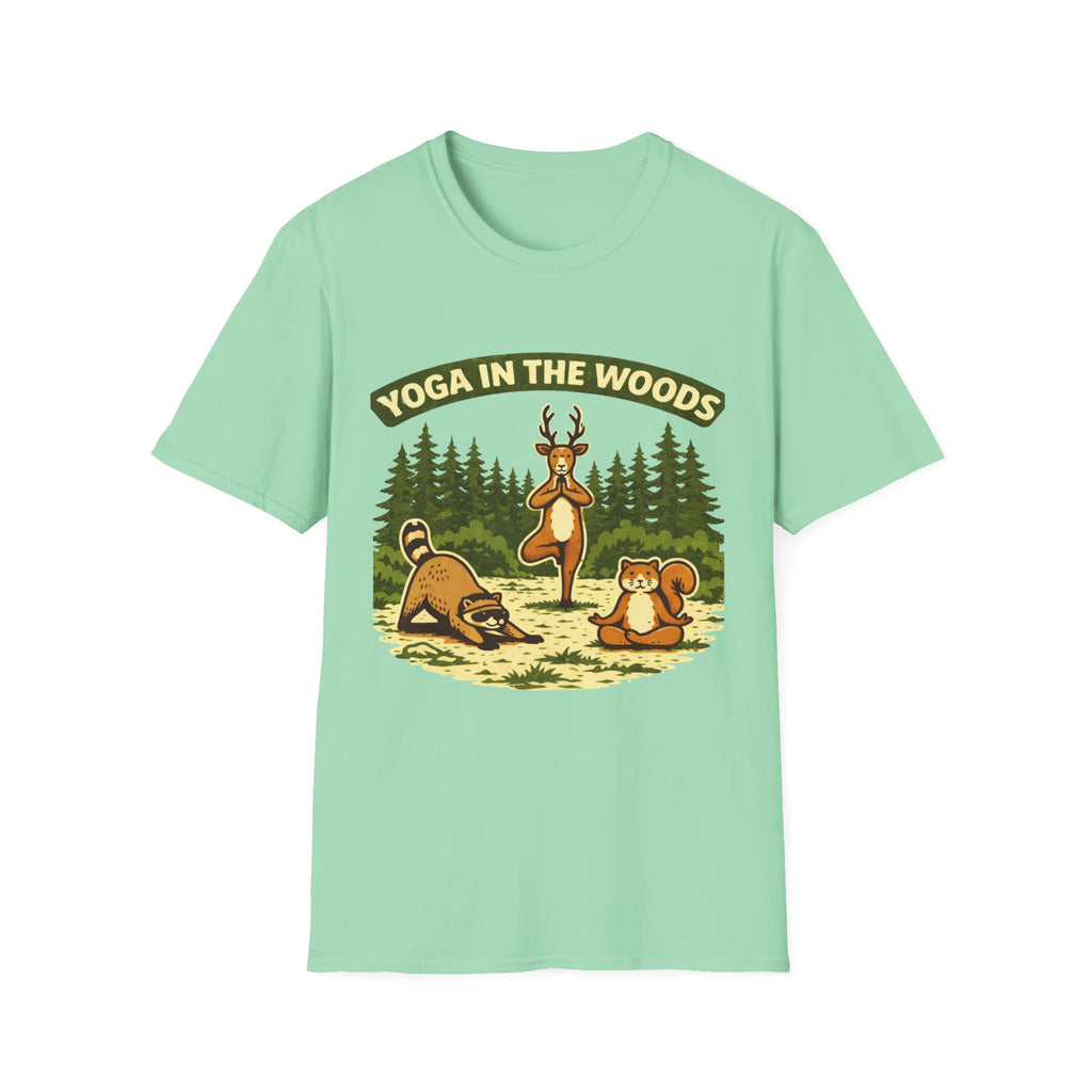 Yoga In The Woods - T-Shirt