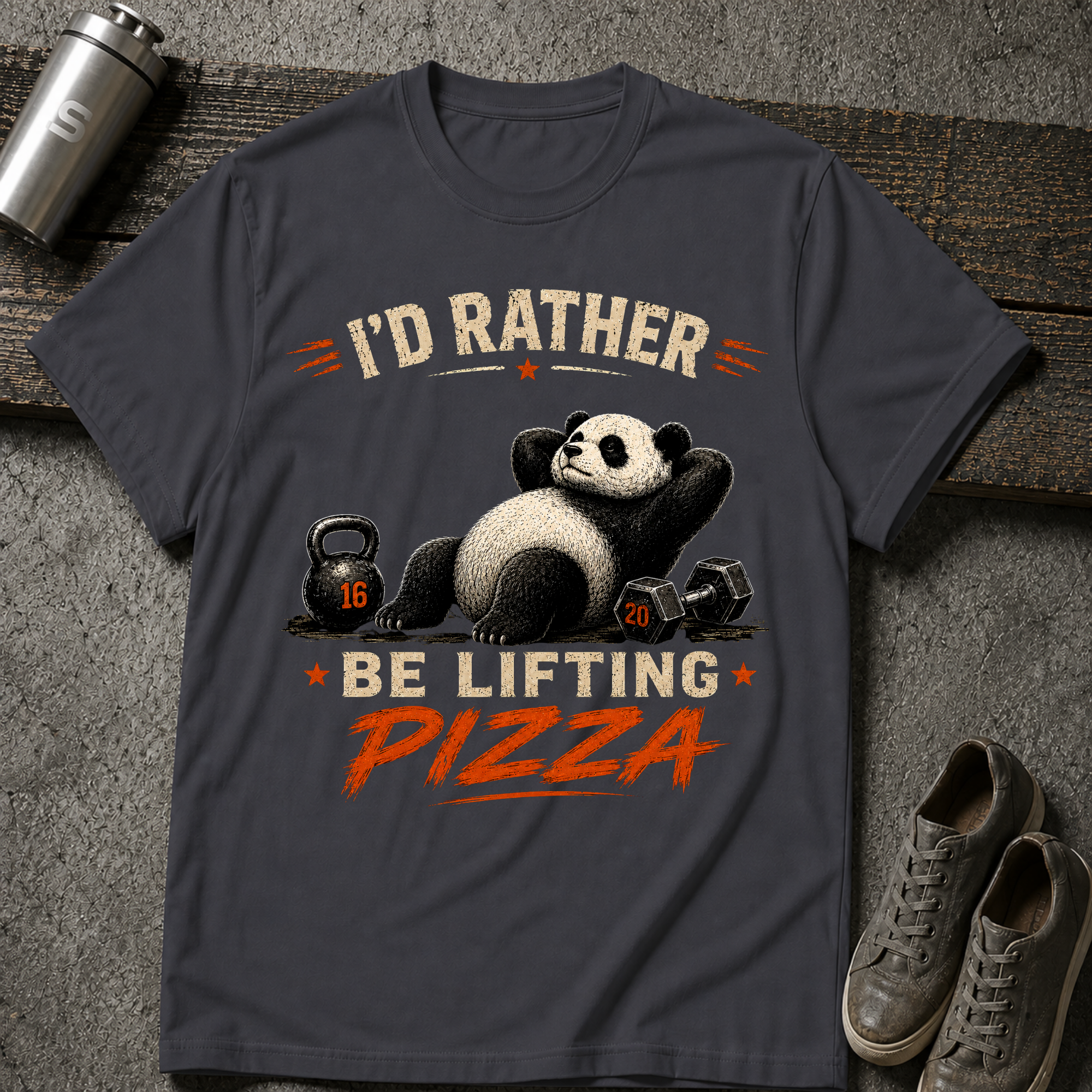 Lifting Pizza - Tee