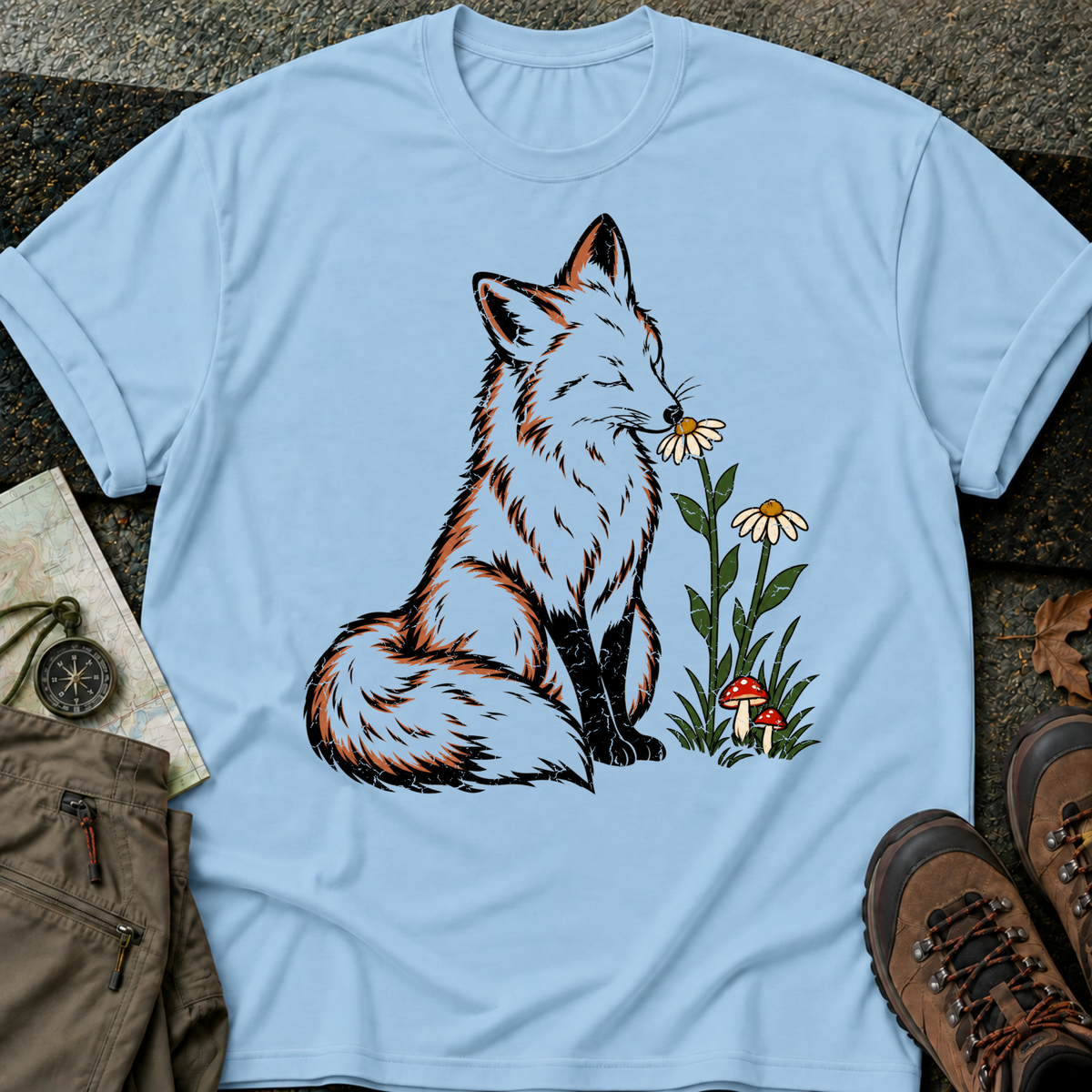 Fox & Flowers - Tee