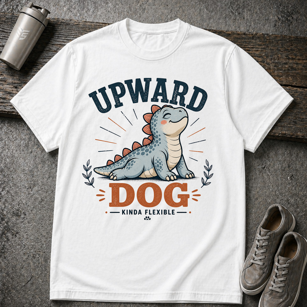 Upward Dog Dino - Tee