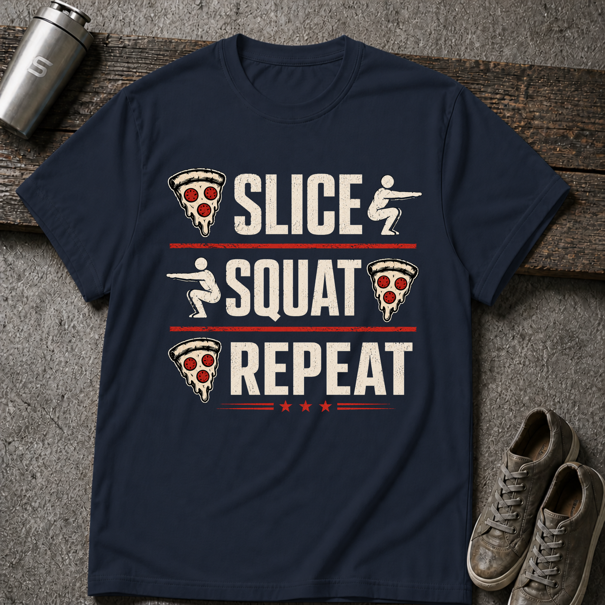 Slice & Squat - Tee