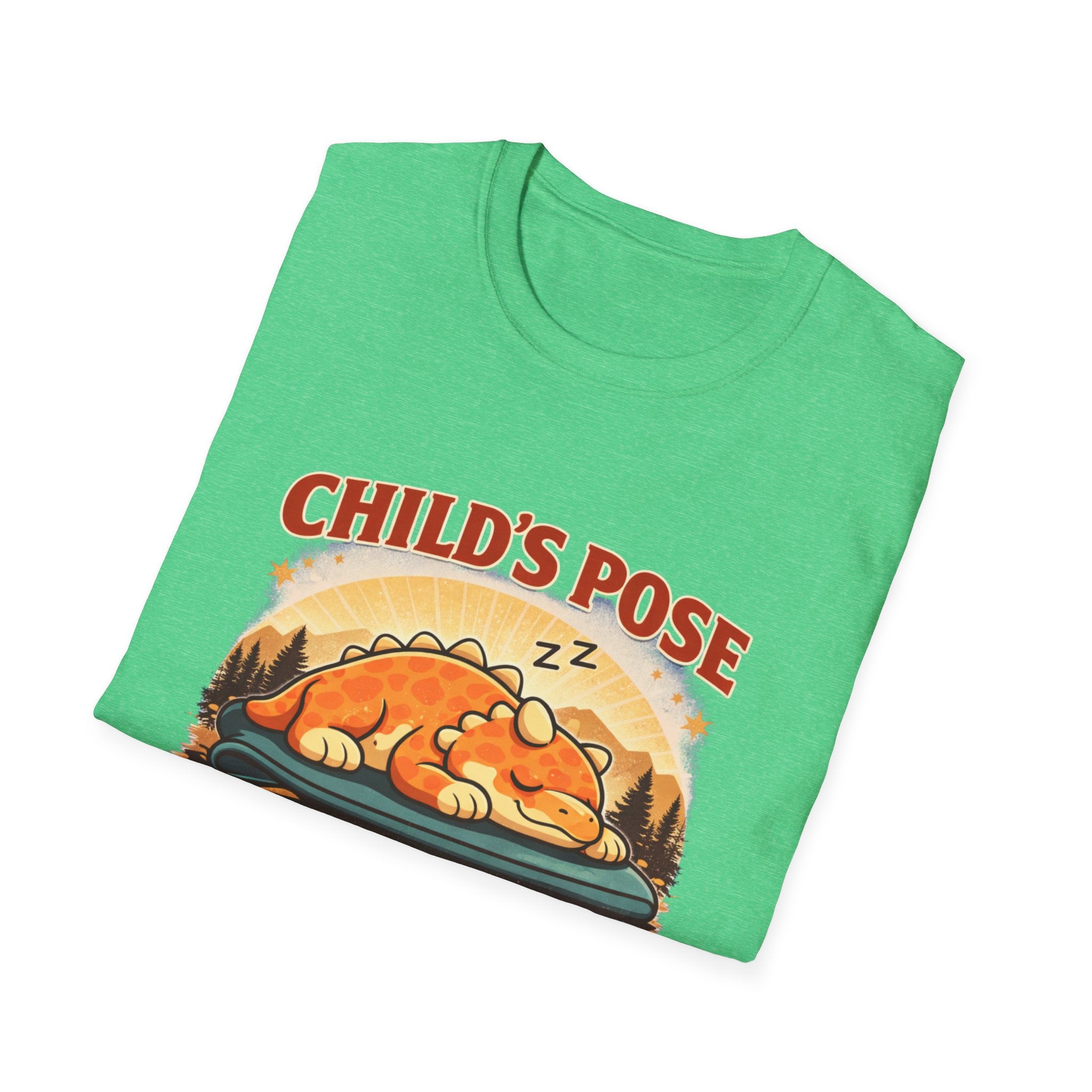 Dinosaur Childs Pose - T-Shirt
