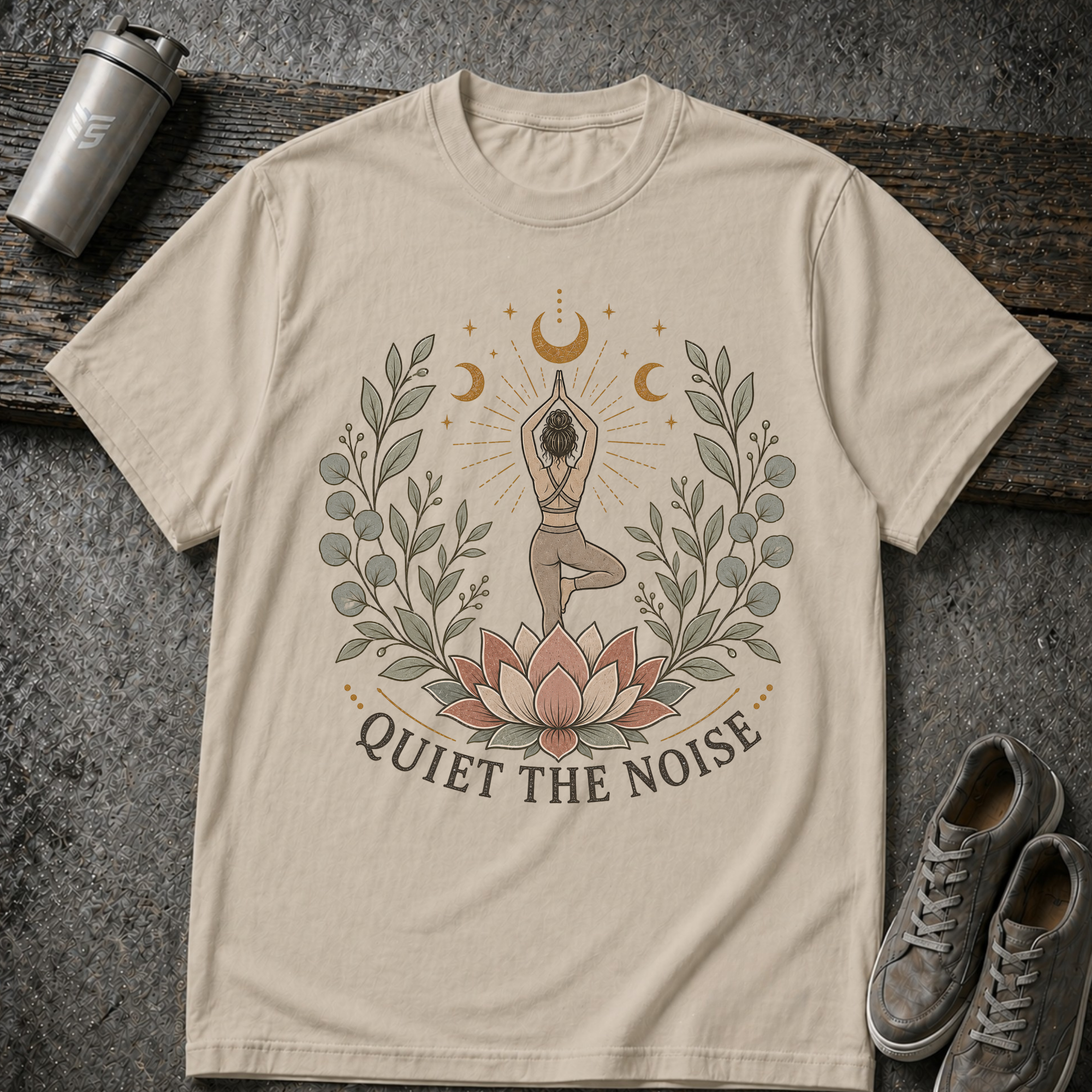 Quiet The Noise Yoga Tee
