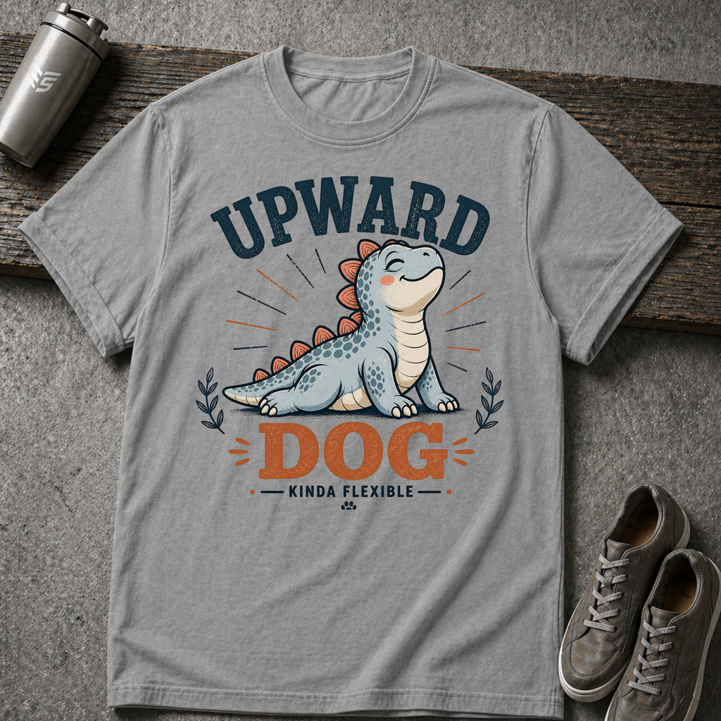 Upward Dog Dino - Tee