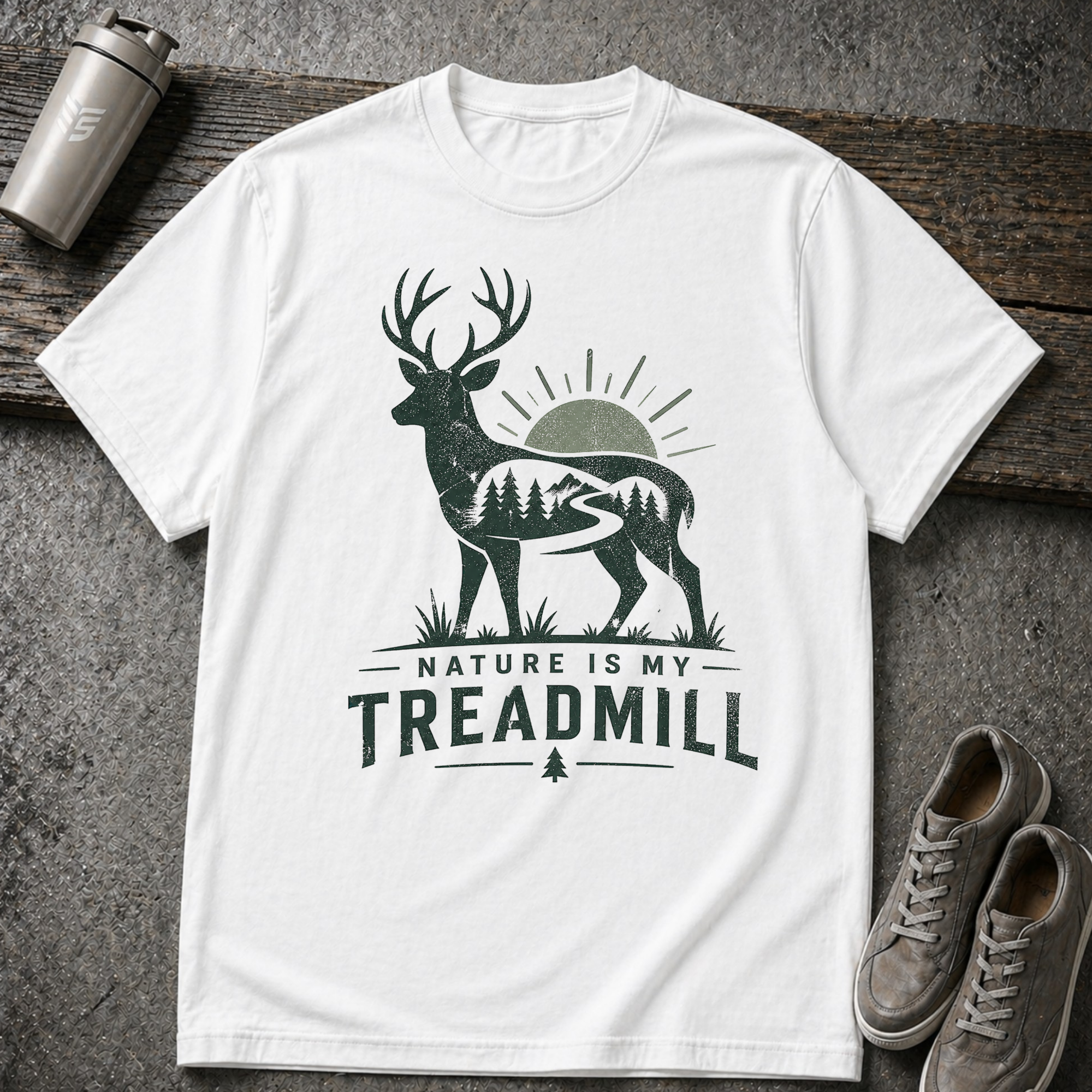 Nature Is My Treadmil - Tee