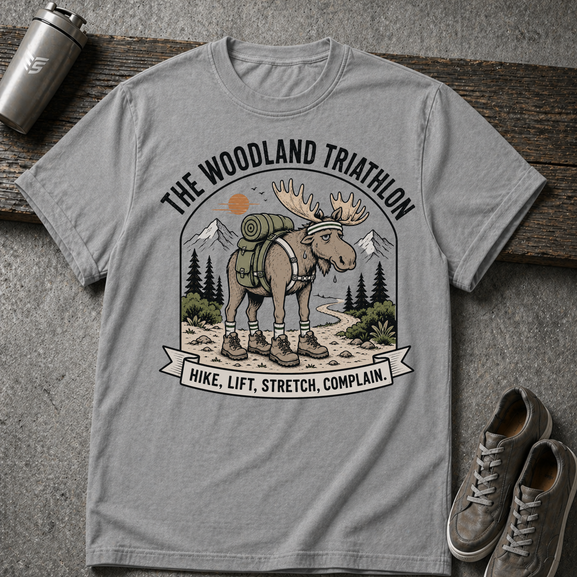 Woodland Triathlon Tee