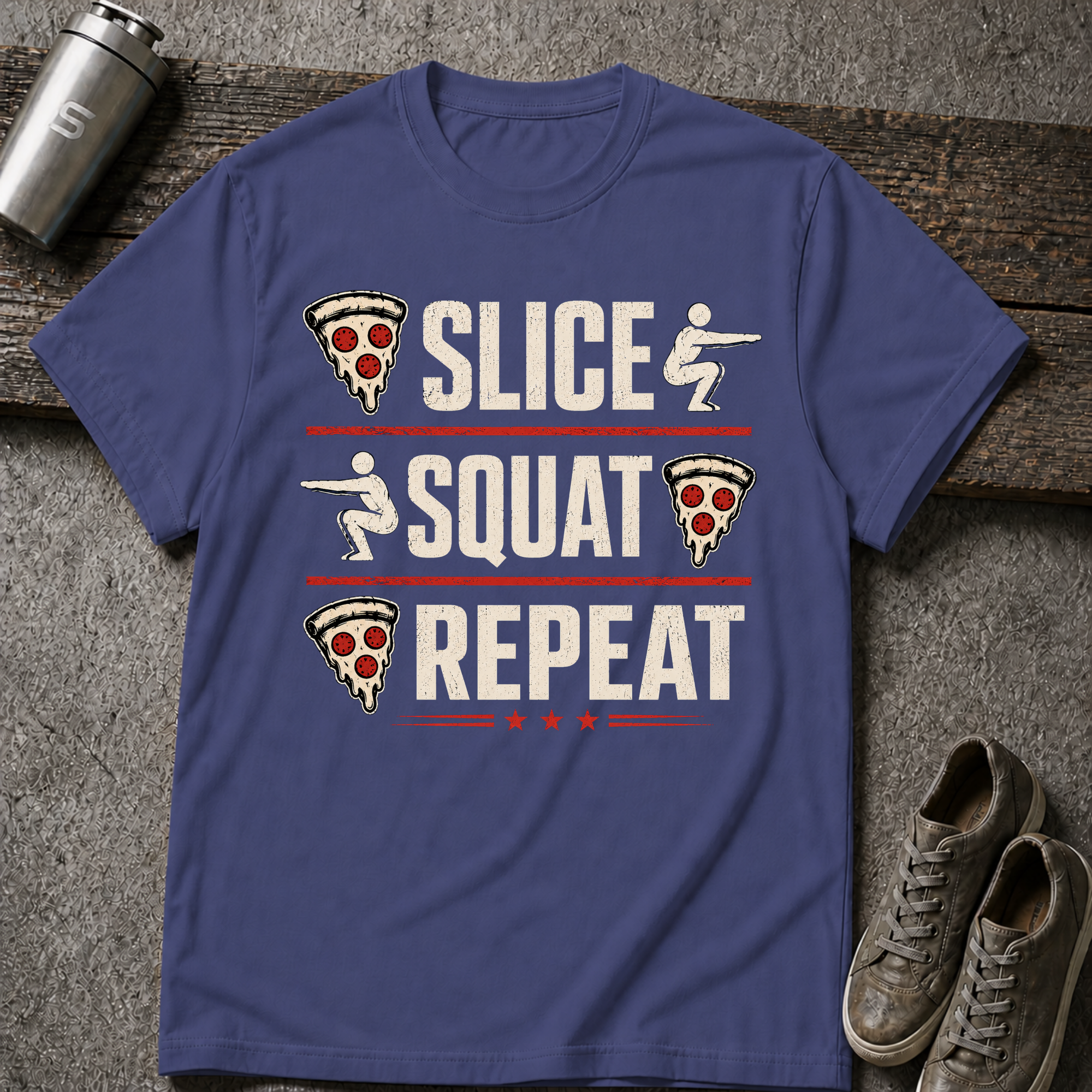 Slice & Squat - Tee