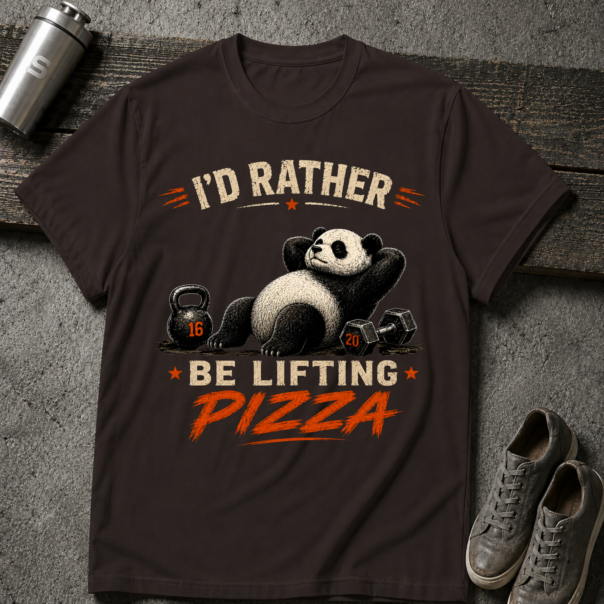 Lifting Pizza - Tee