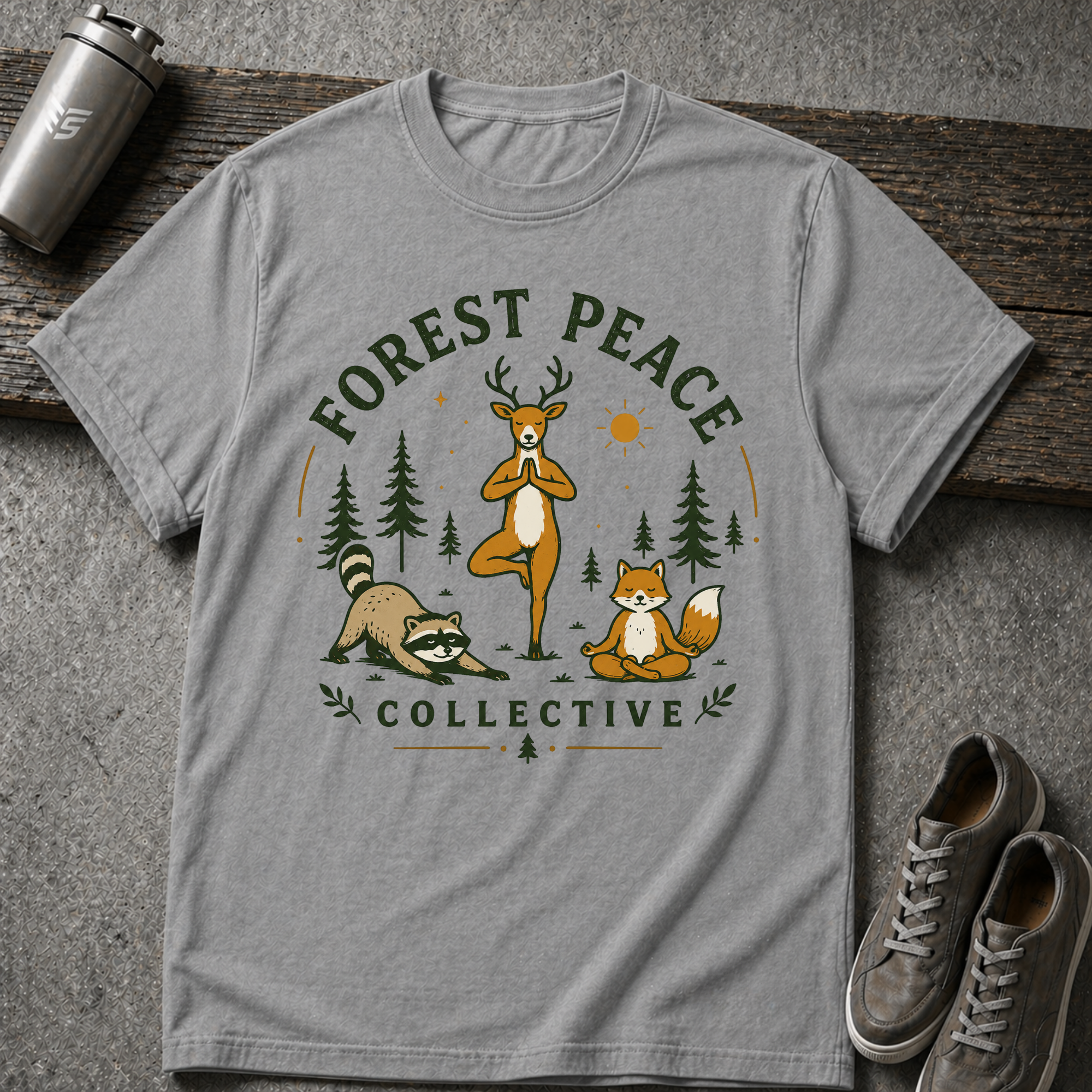 Yoga In The Woods - Tee