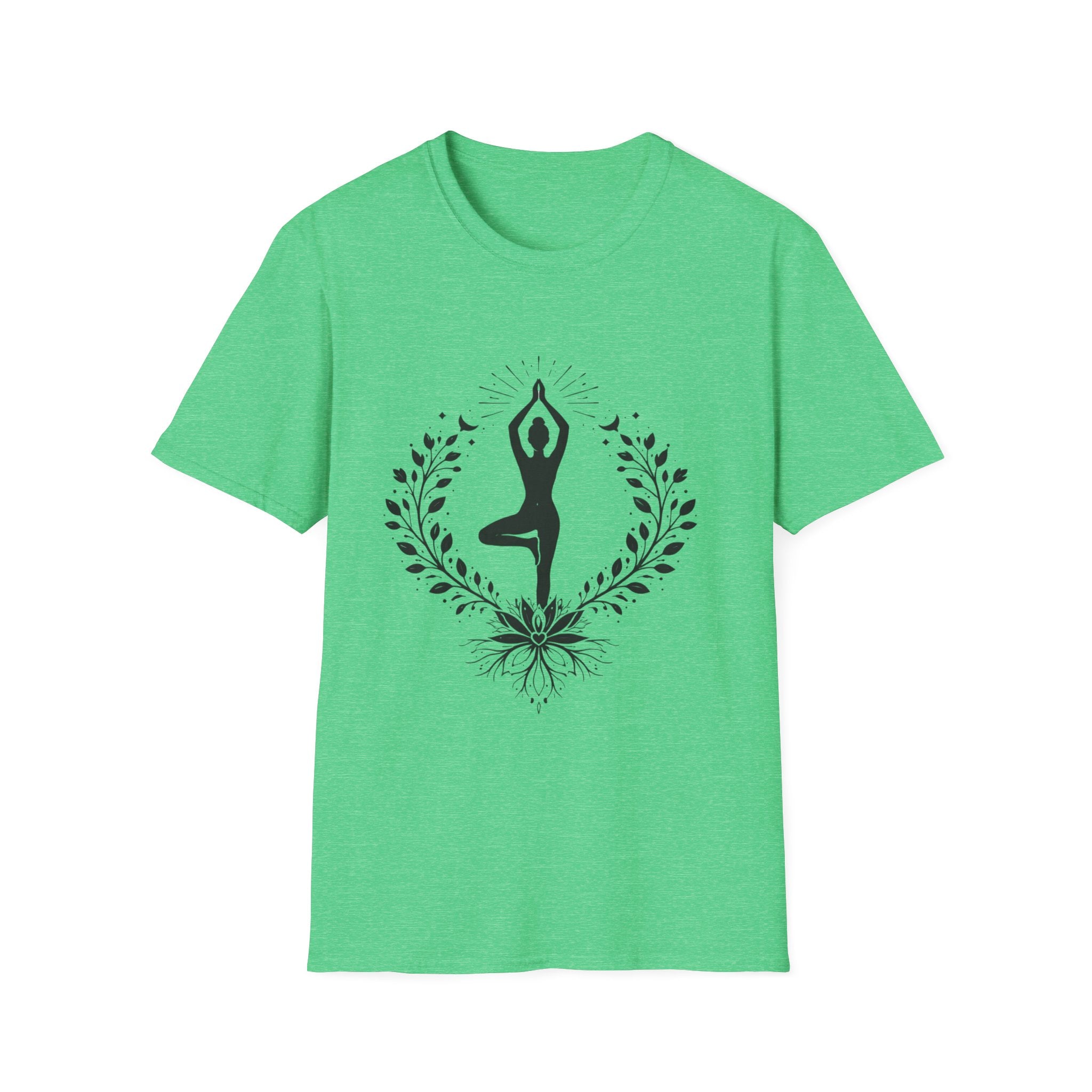 Yoga Pose Sillhuoette - T-Shirt