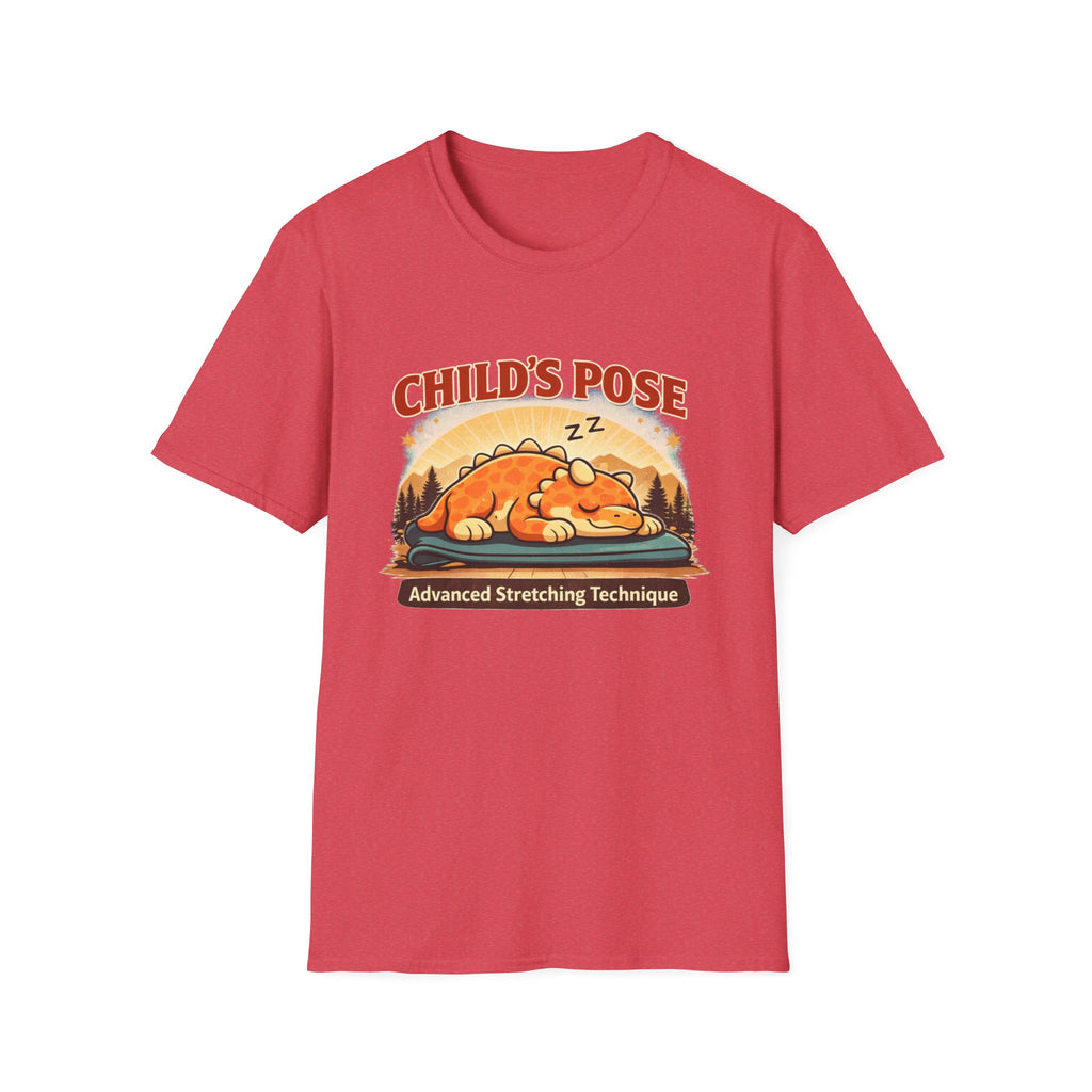 Dinosaur Childs Pose - T-Shirt