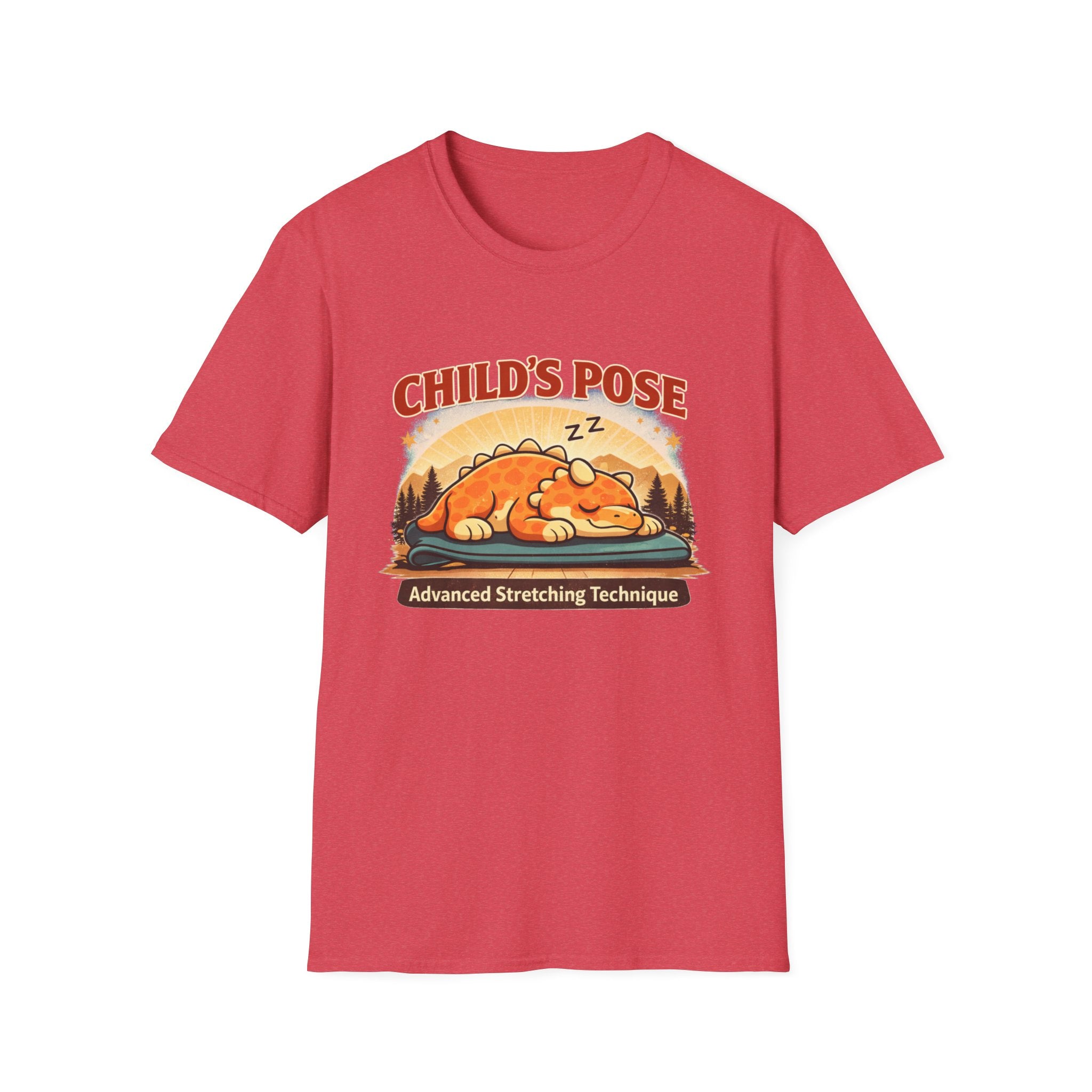 Dinosaur Childs Pose - T-Shirt