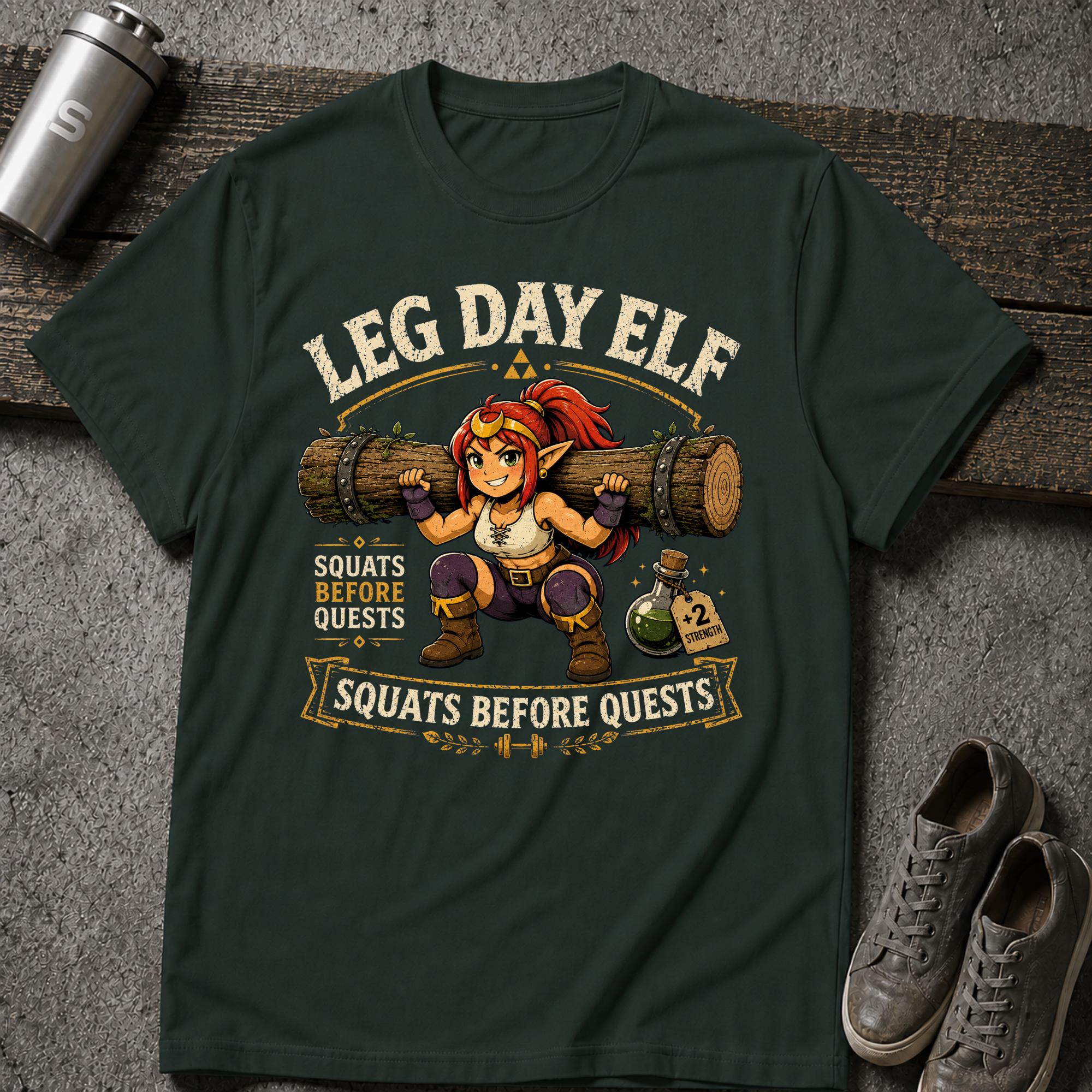 Leg Day Elf - Tee