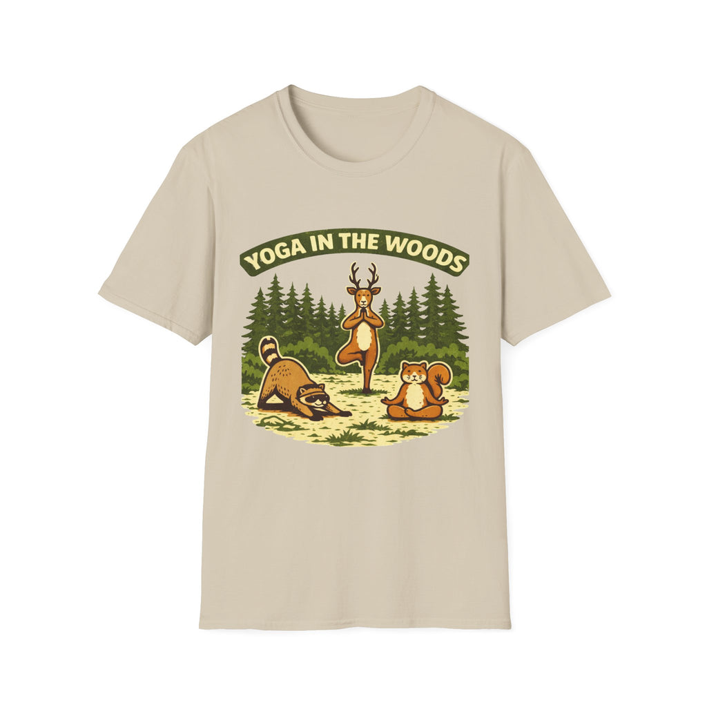 Yoga In The Woods - T-Shirt