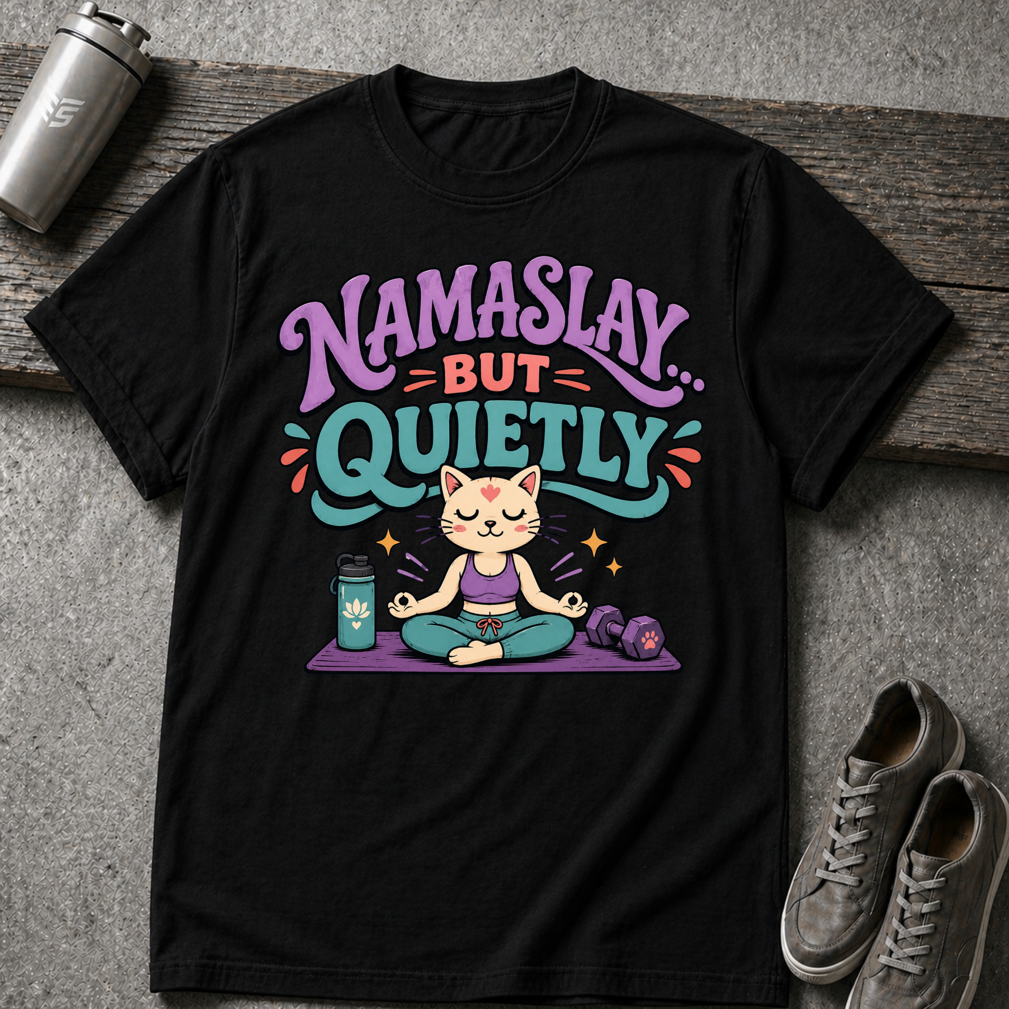 Namaslay Quietly Yoga Tee
