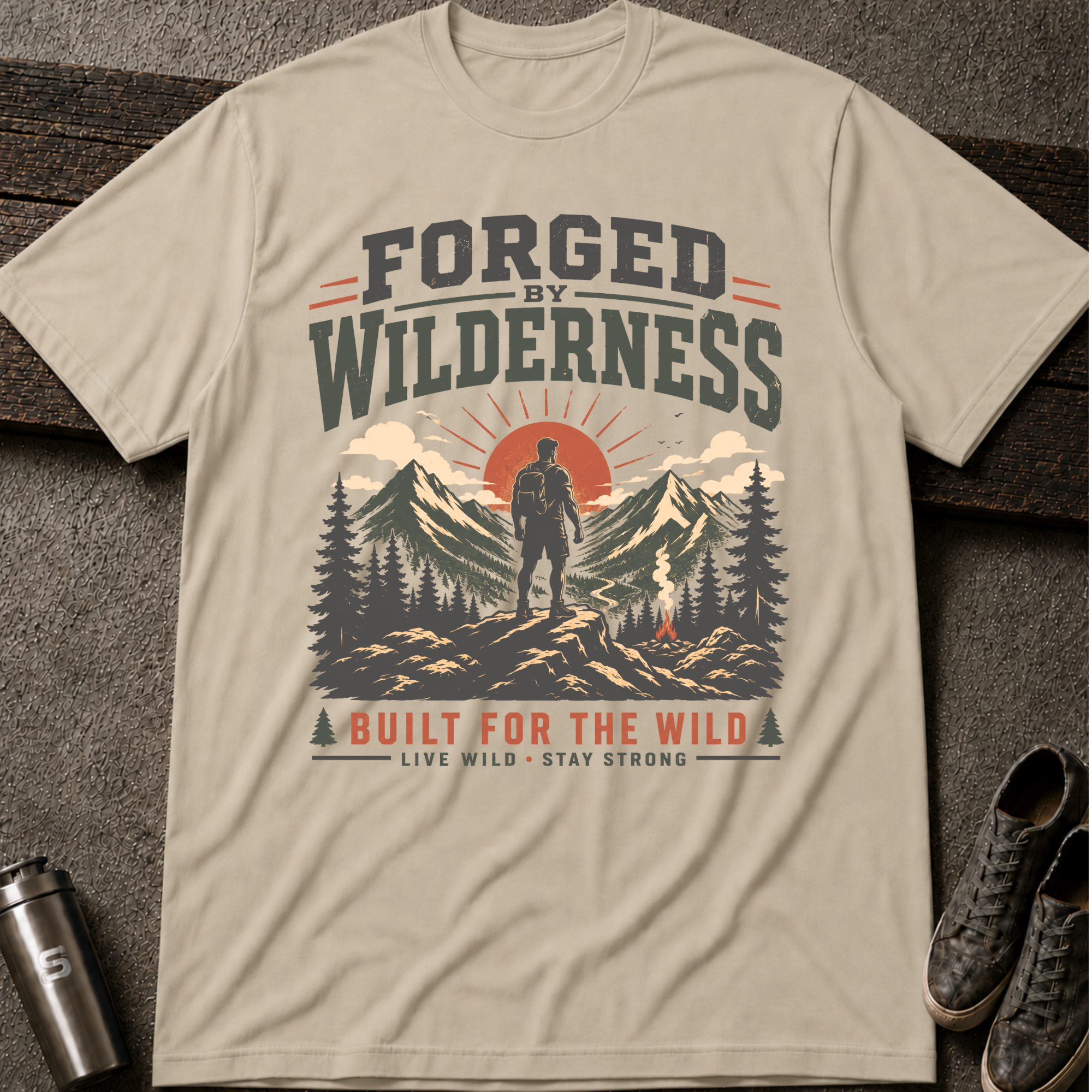 Forged By Wilderness  - Tee