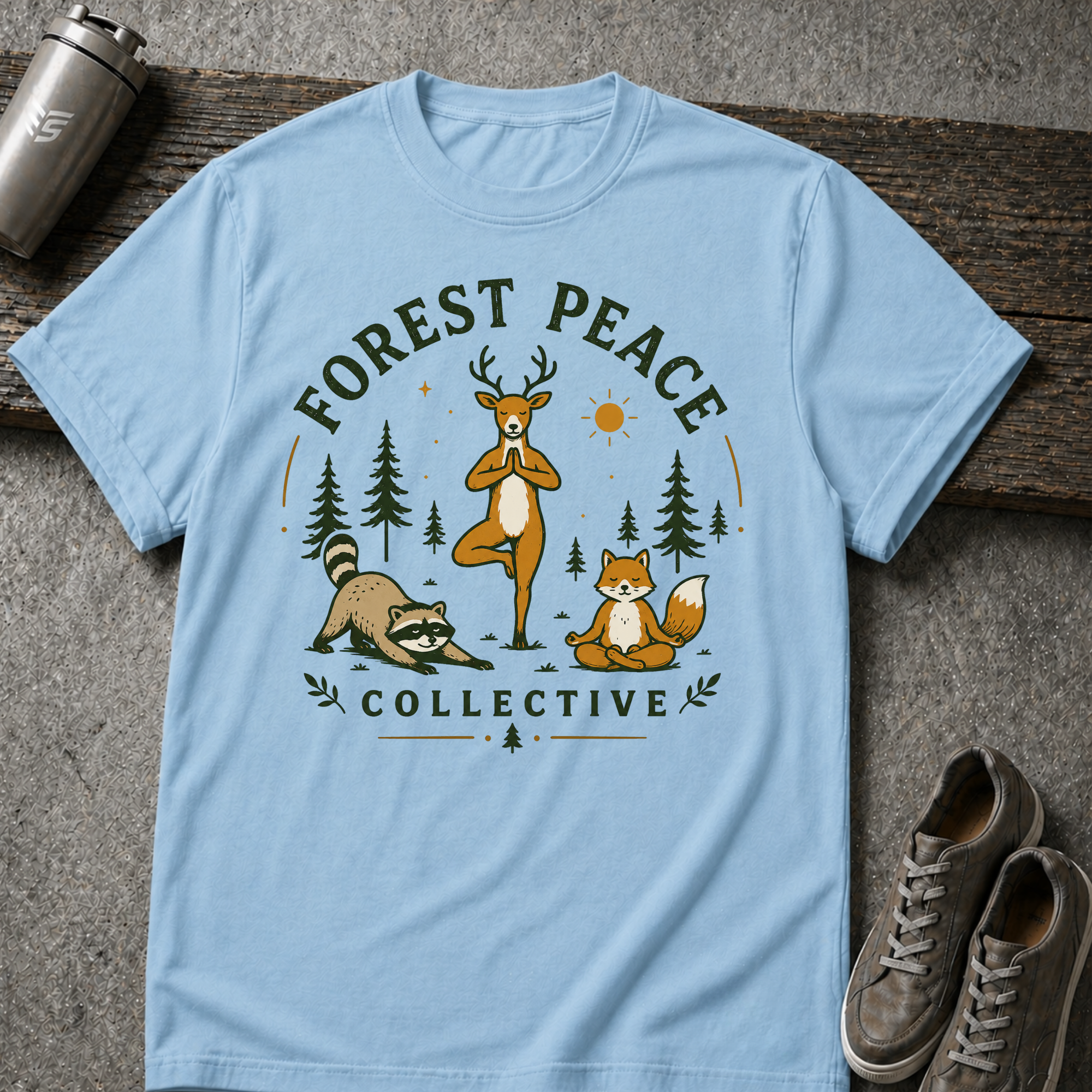 Yoga In The Woods - Tee