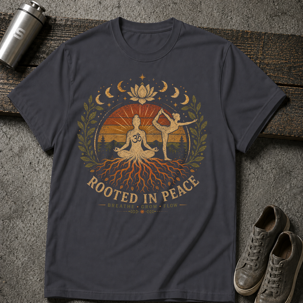 Rooted In Peace Yoga Tee