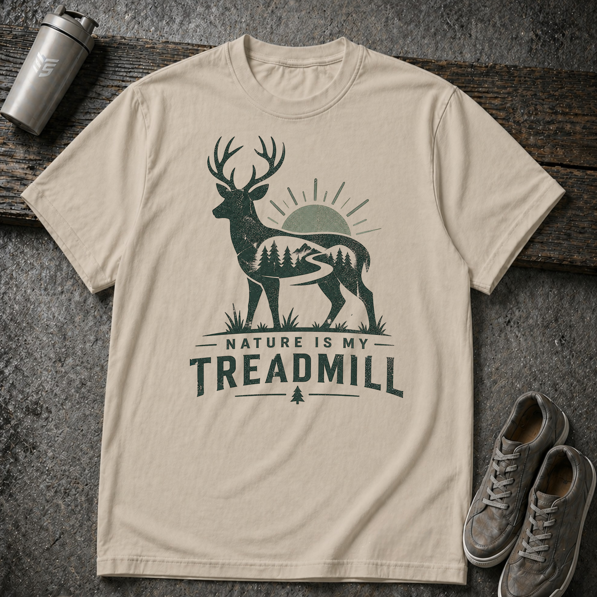 Nature Is My Treadmil - Tee