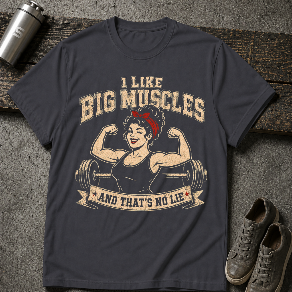 I like Big Muscles Girls - Tee