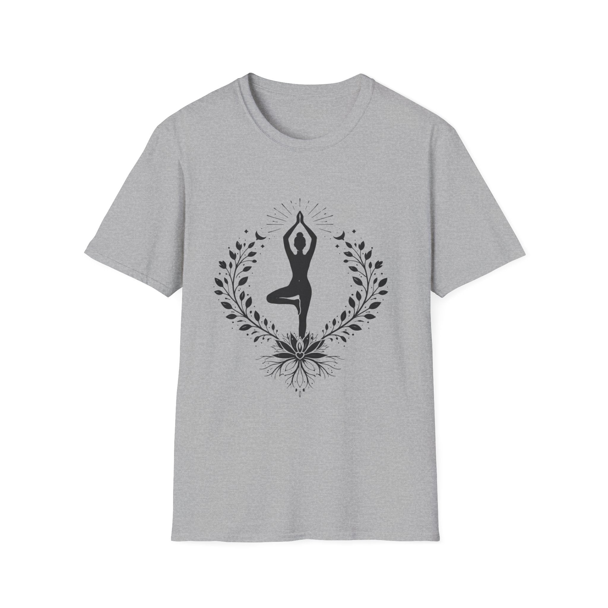 Yoga Pose Sillhuoette - T-Shirt