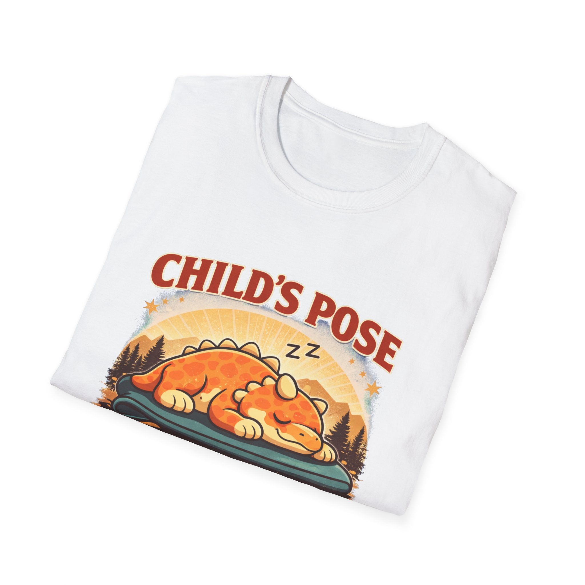 Dinosaur Childs Pose - T-Shirt