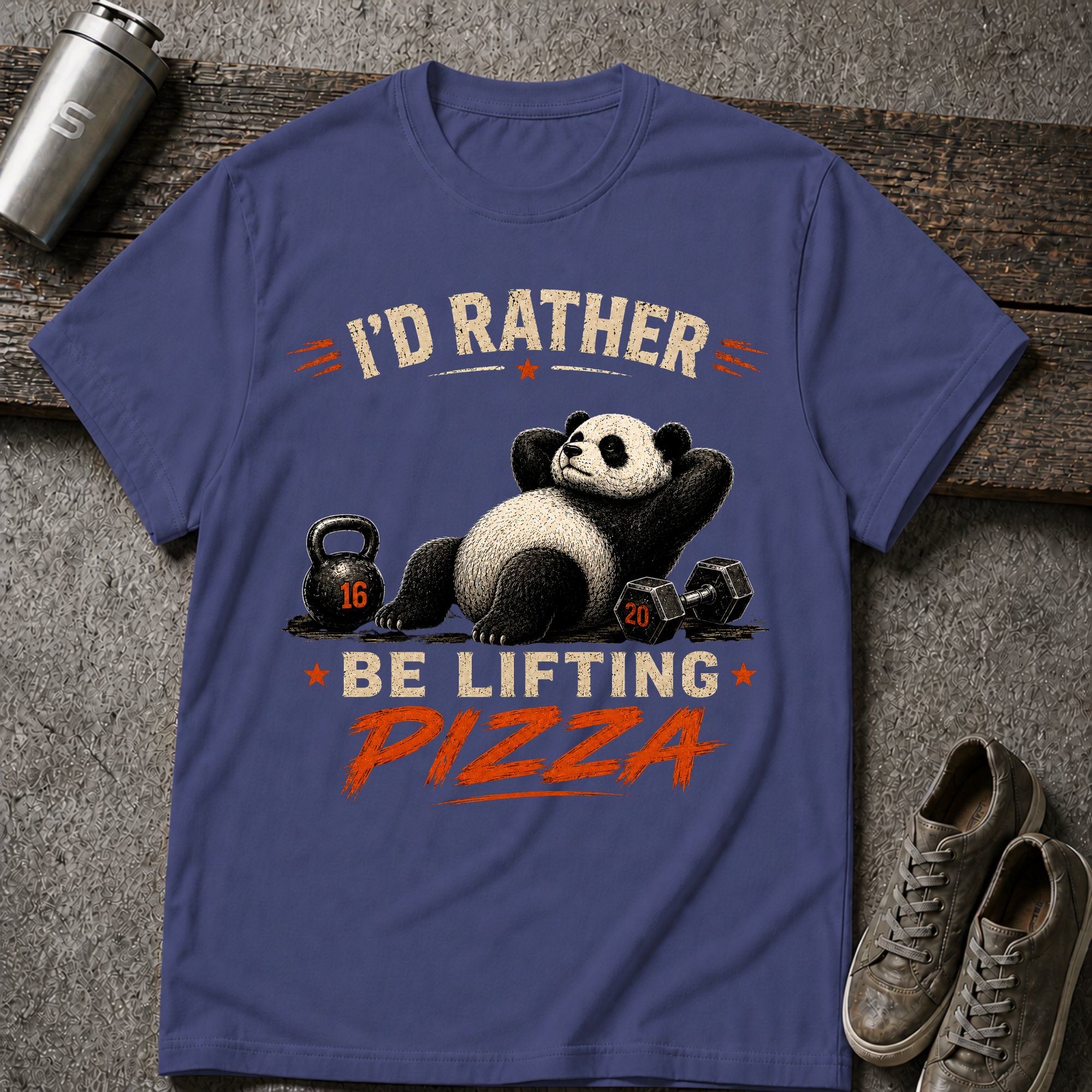 Lifting Pizza - Tee