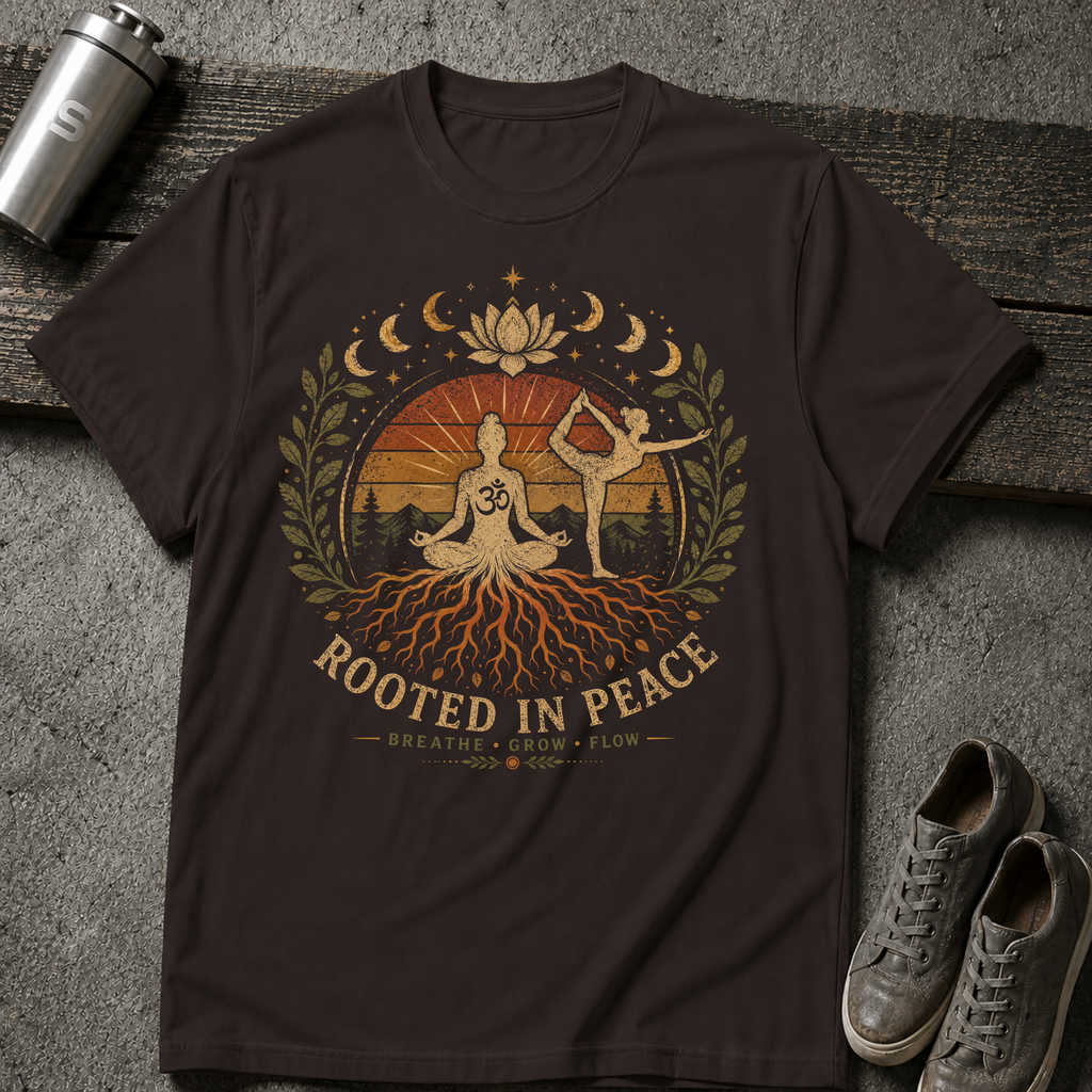 Rooted In Peace Yoga Tee