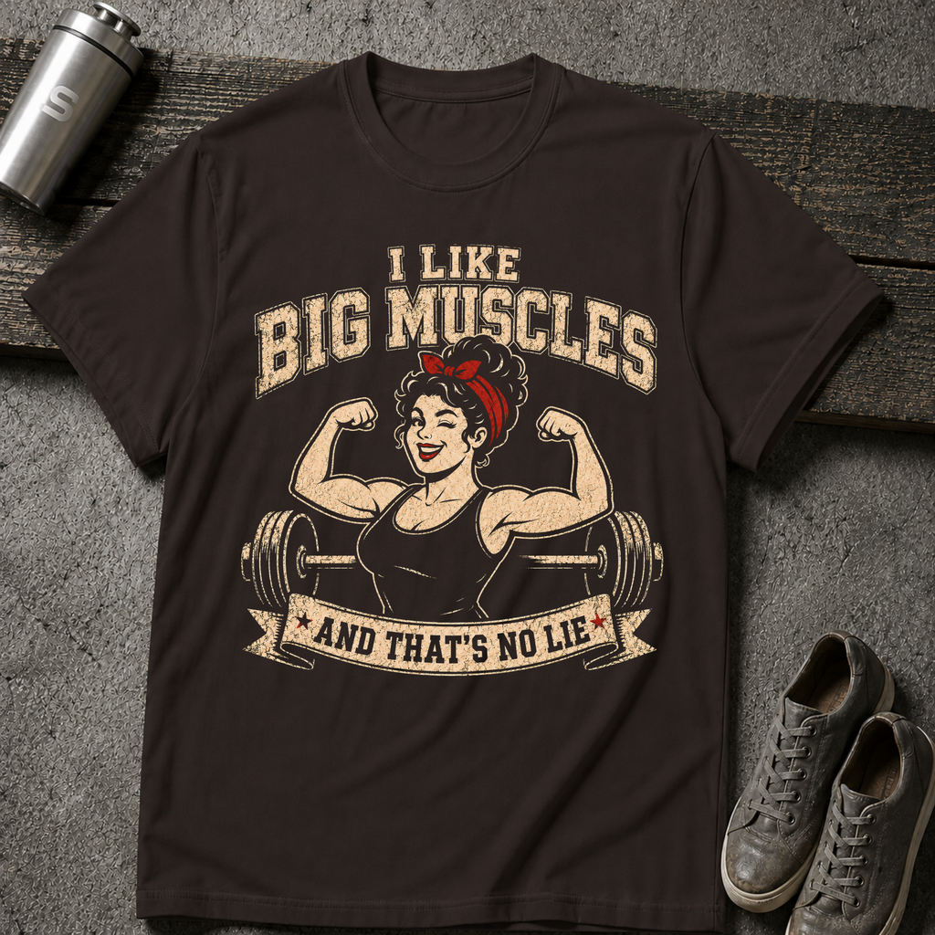 I like Big Muscles Girls - Tee