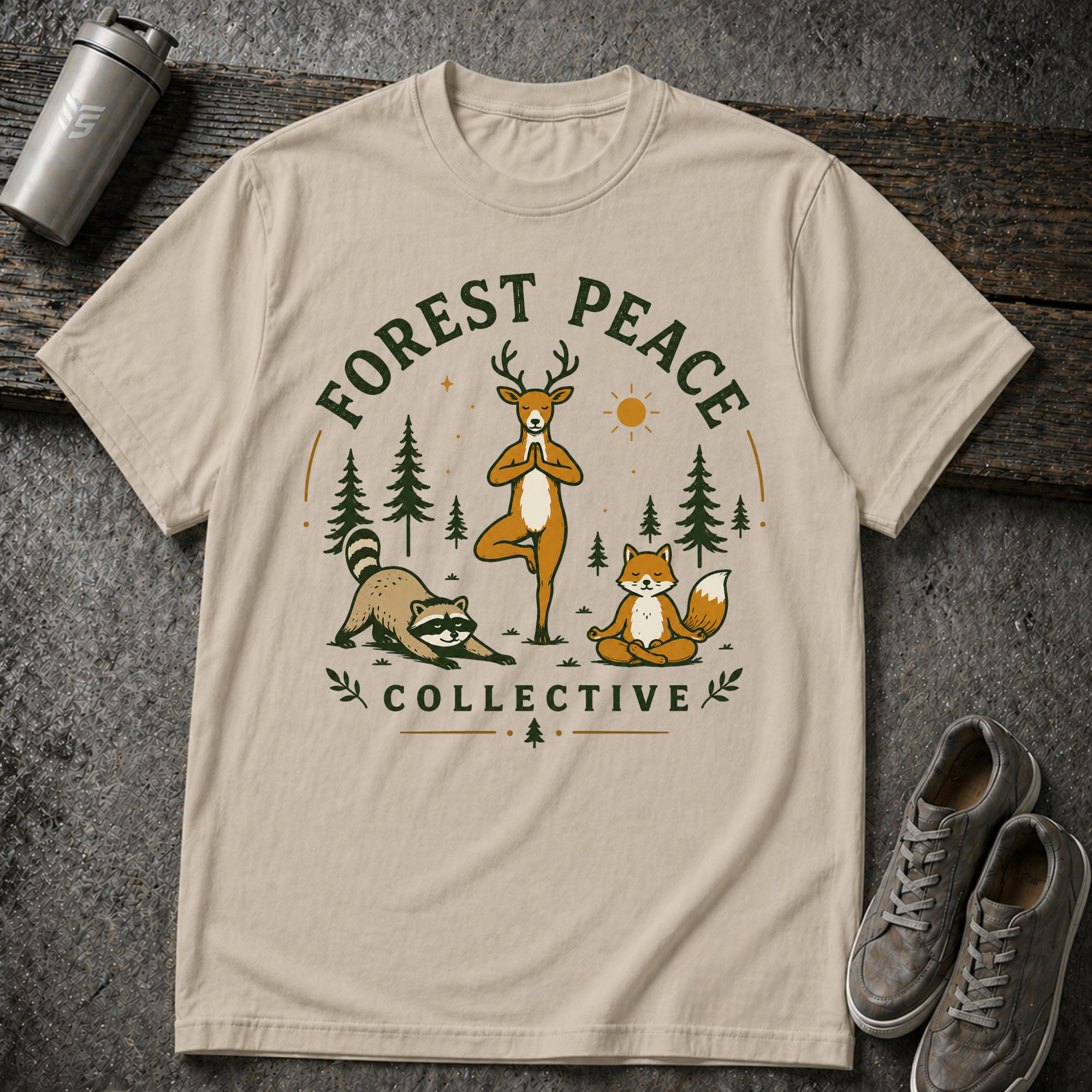 Yoga In The Woods - Tee