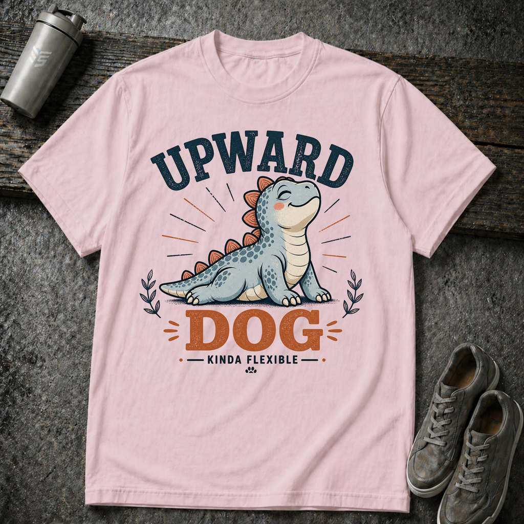 Upward Dog Dino - Tee