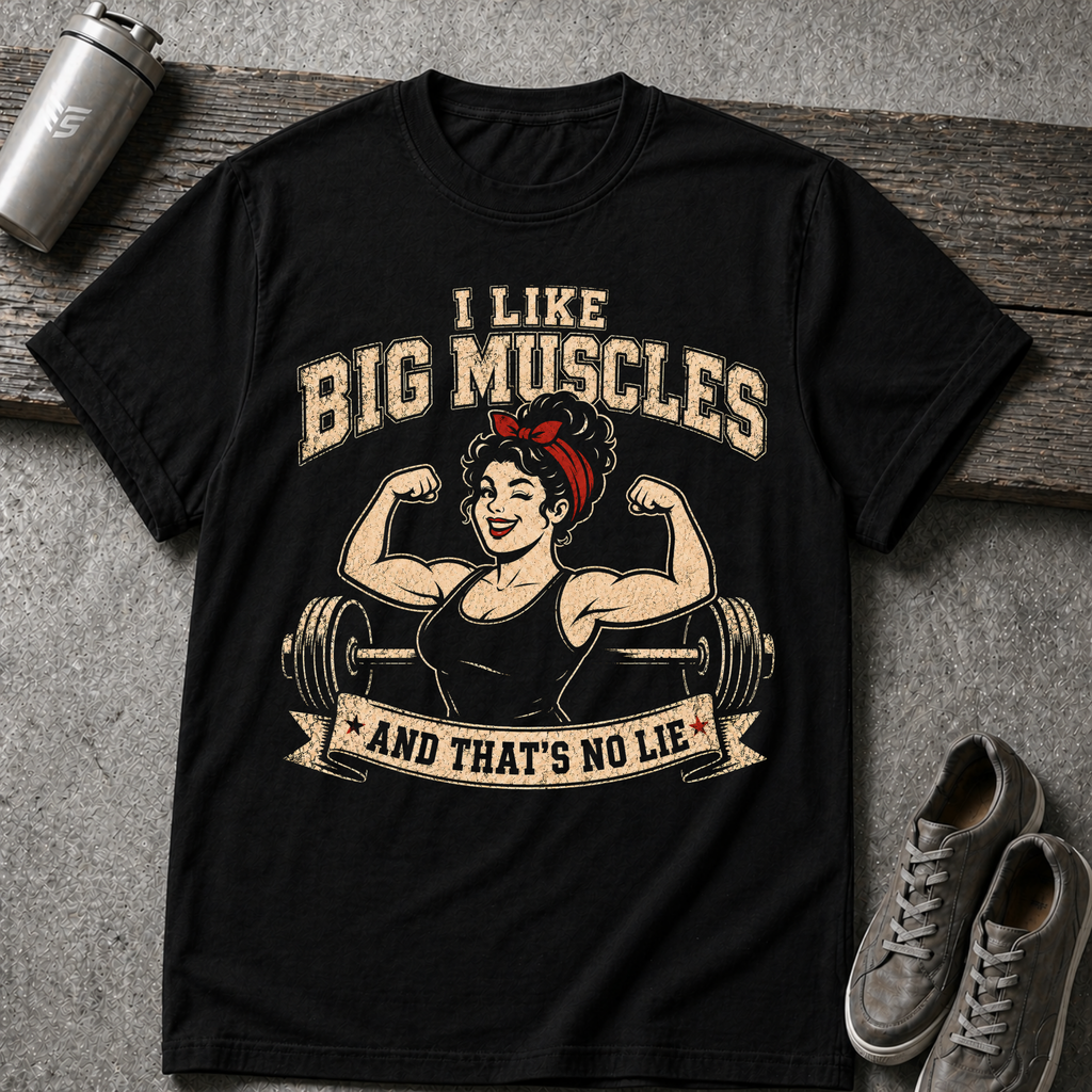 I like Big Muscles Girls - Tee
