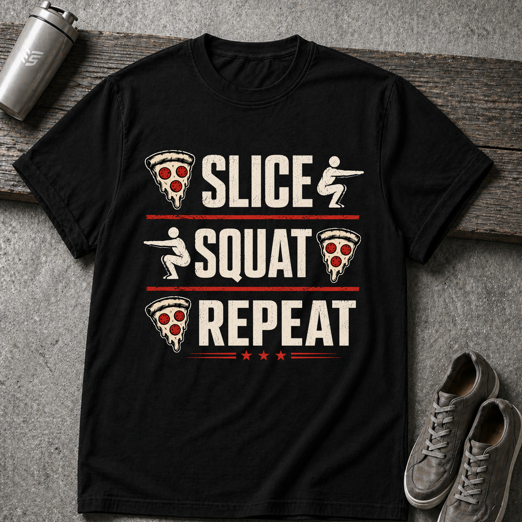 Slice & Squat - Tee