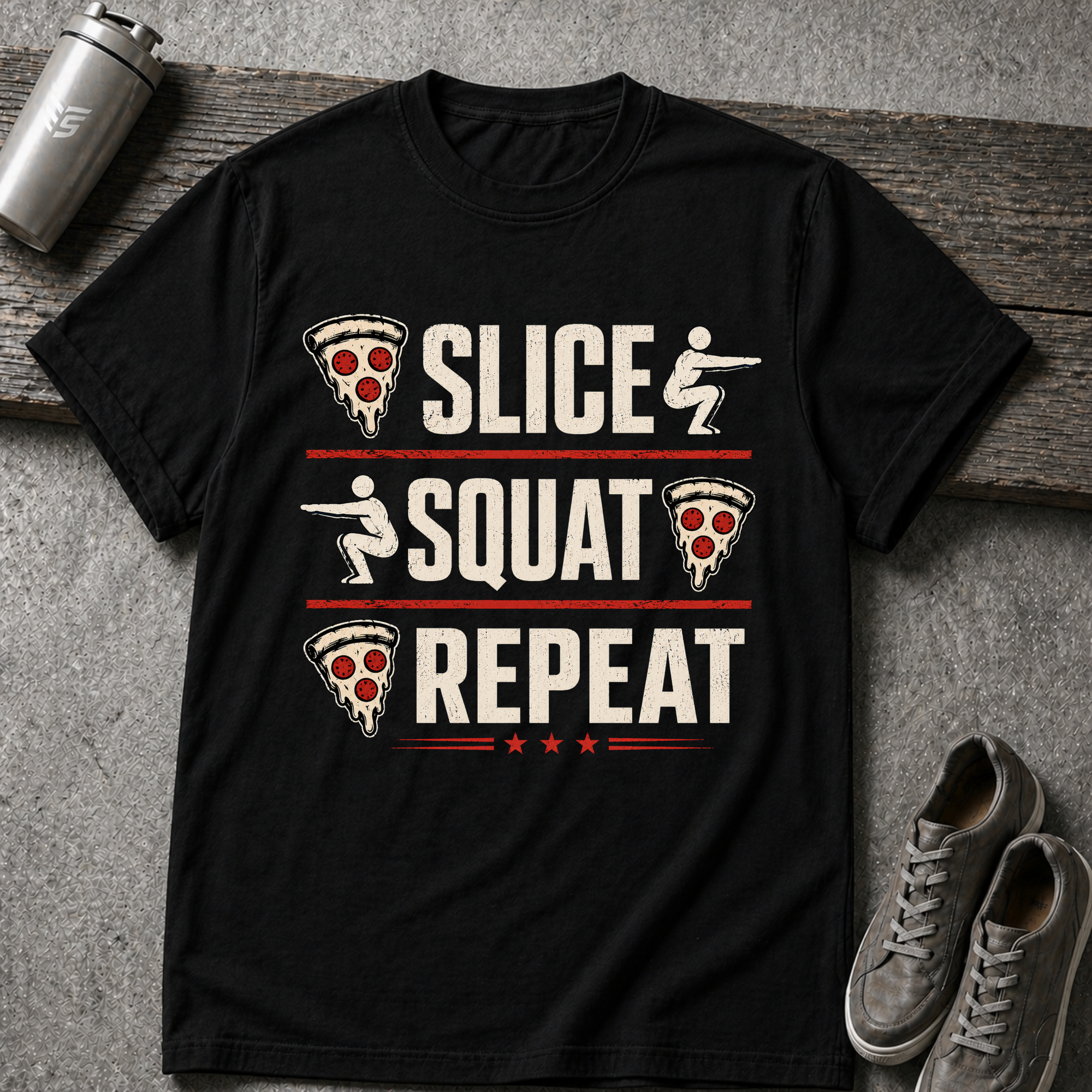 Slice & Squat - Tee