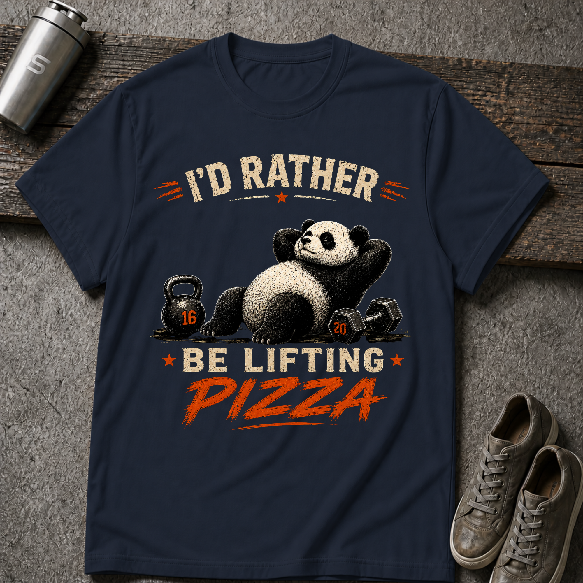 Lifting Pizza - Tee