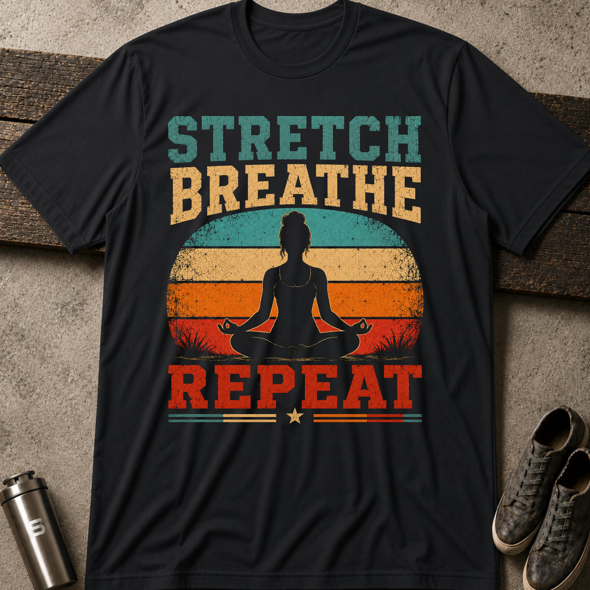 Stretch Breath Repeat - Tee
