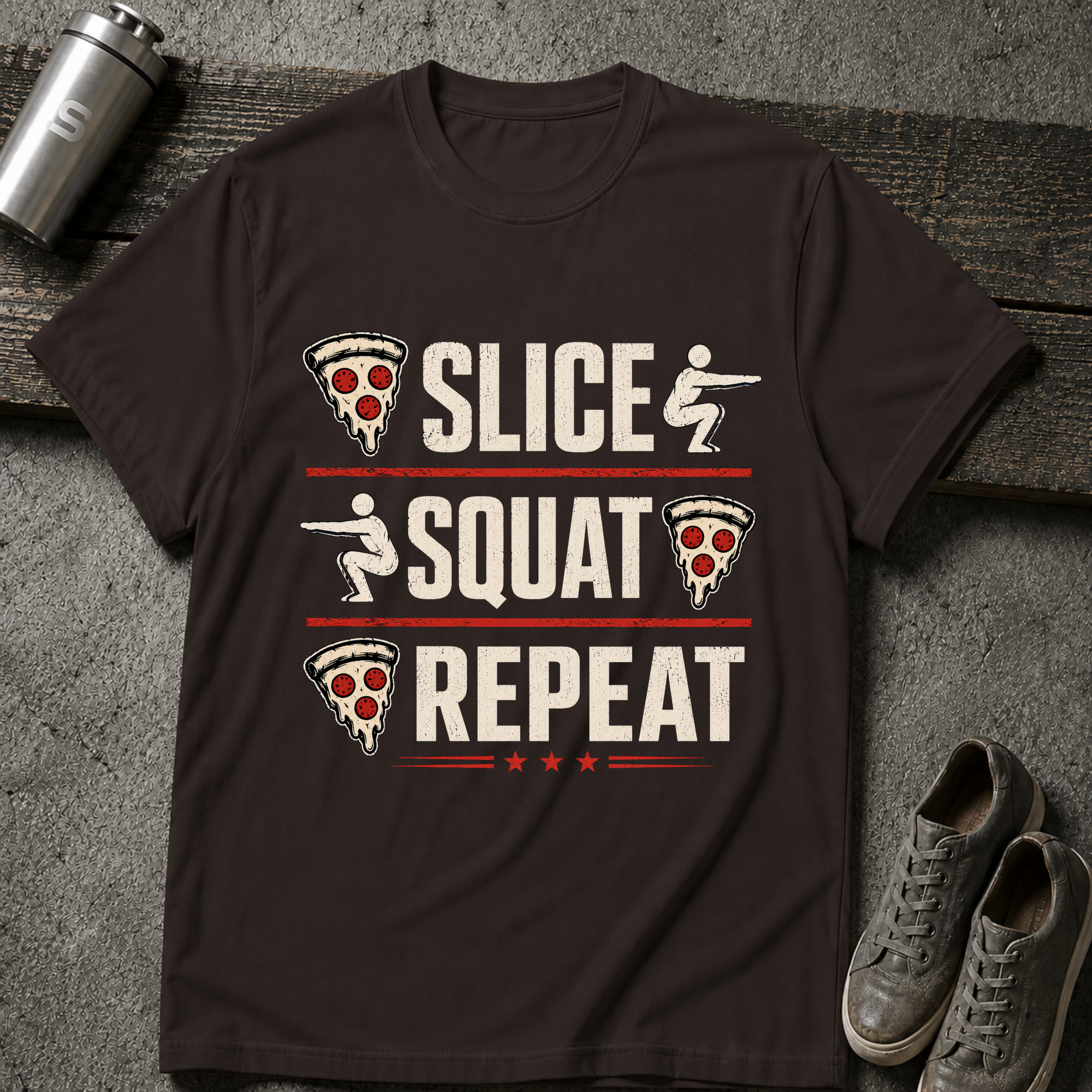 Slice & Squat - Tee