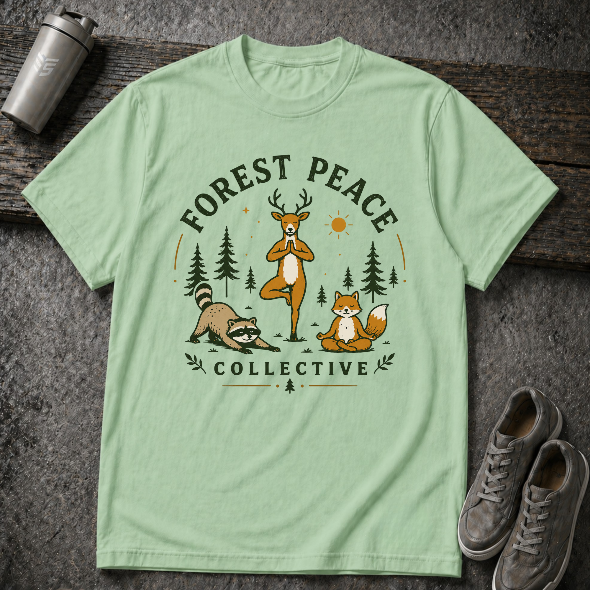 Yoga In The Woods - Tee